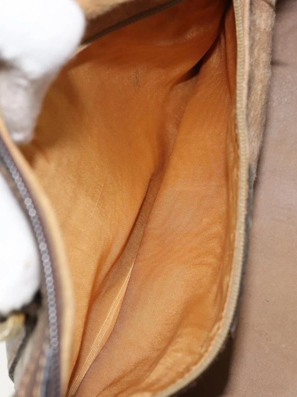 GUCCI GG Supreme Web Sherry Line Hand Bag PVC Beige Gold 24 012 3842 Auth 161028 - Picture 13 of 16